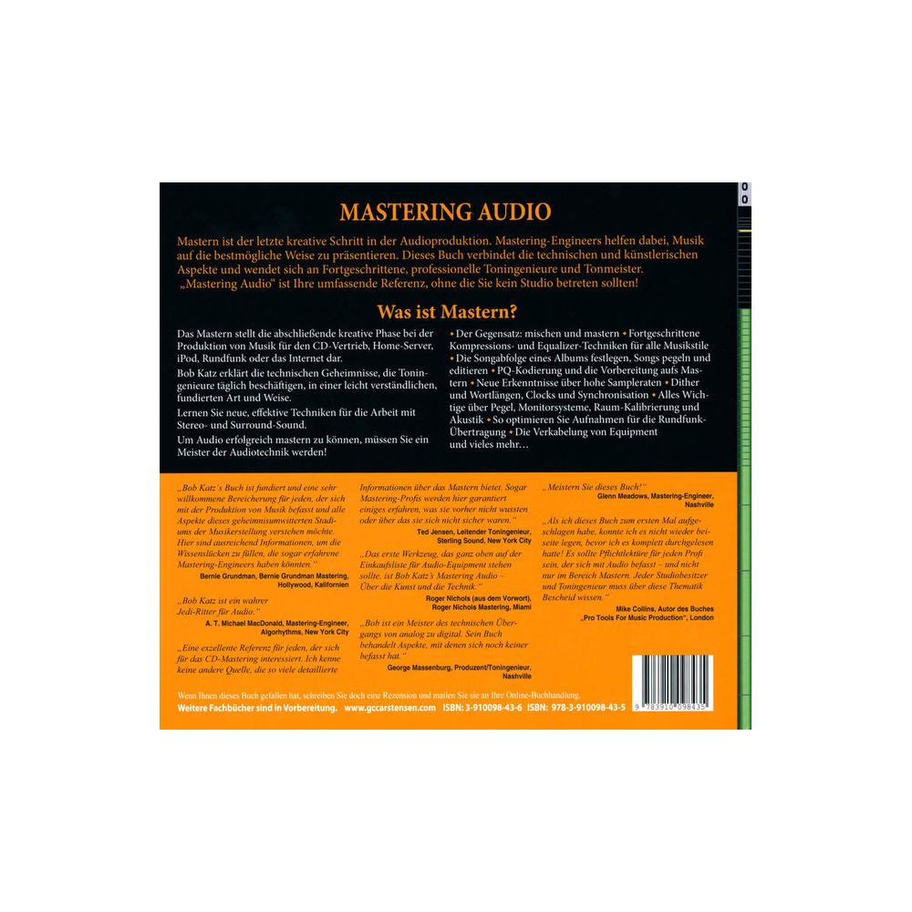 GC Carstensen Verlag Mastering Audio – Thomann Ireland