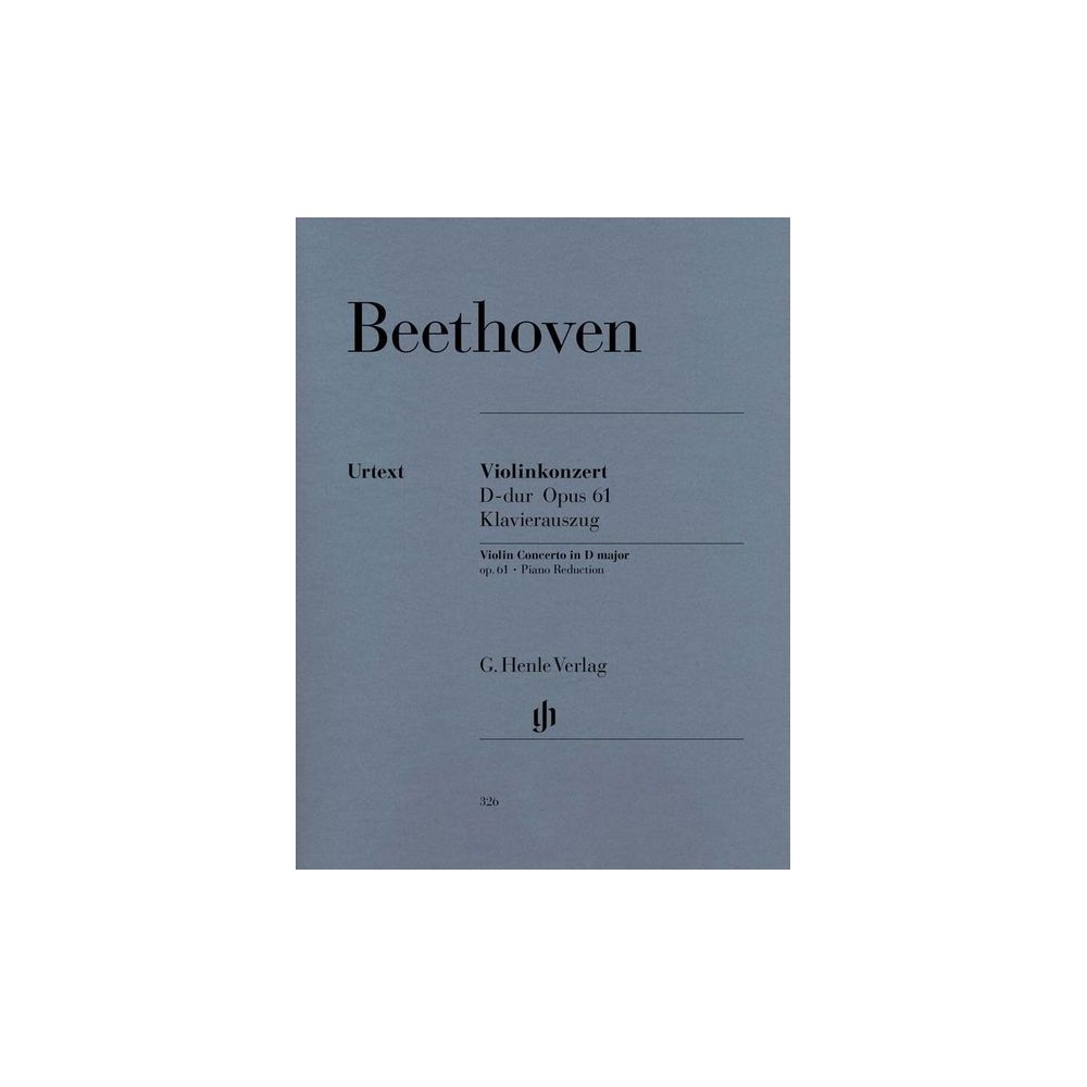 Henle Verlag Beethoven Violinkonzert D