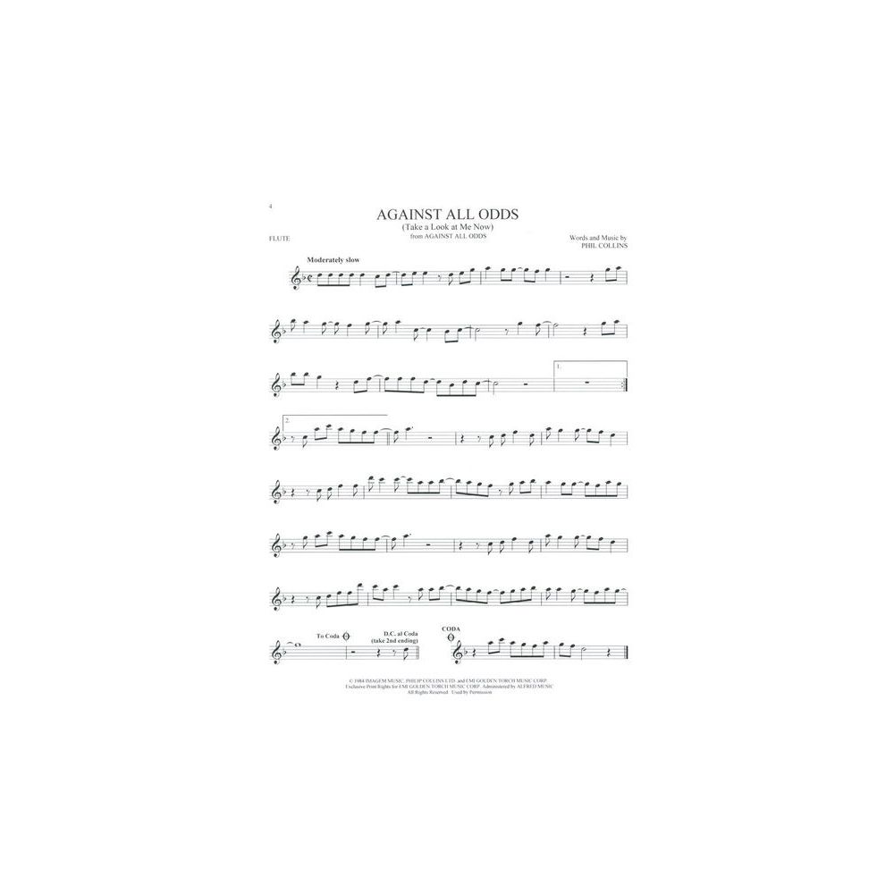 Hal Leonard 101 Movie Hits For Flute – Thomann Ireland
