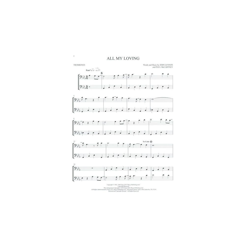 Hal Leonard The Beatles For Two Trombone – Thomann Ireland