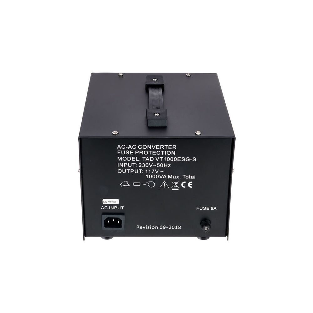 TAD Transformer 230/115V 1000VA – Thomann Ireland