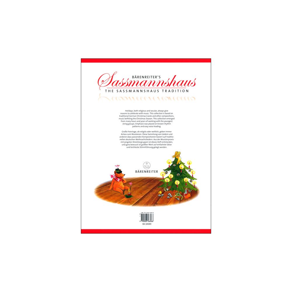 Bärenreiter Saßmannshaus Christmas String – Thomann Ireland