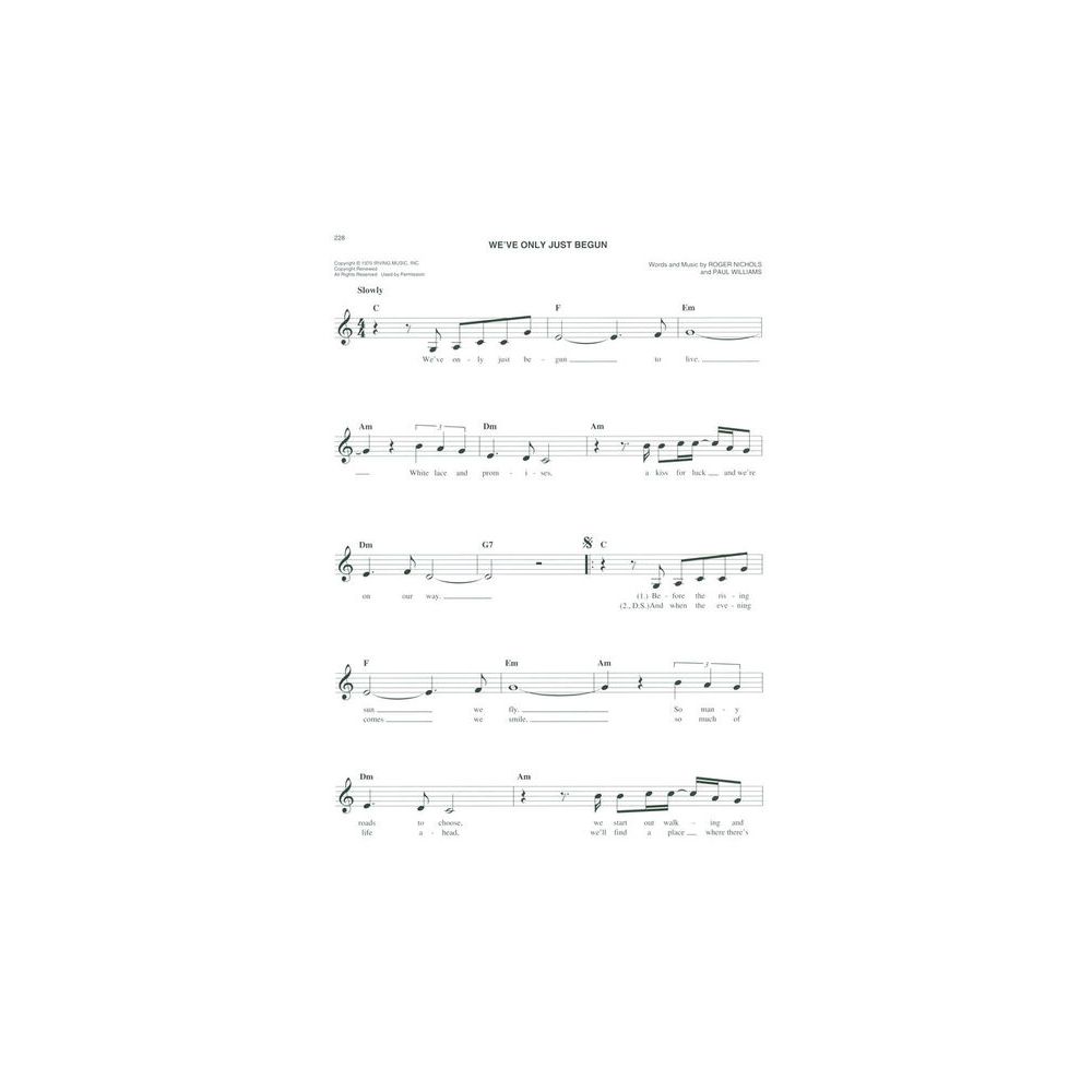 Hal Leonard The Easy Seventies Fake Book – Thomann Ireland