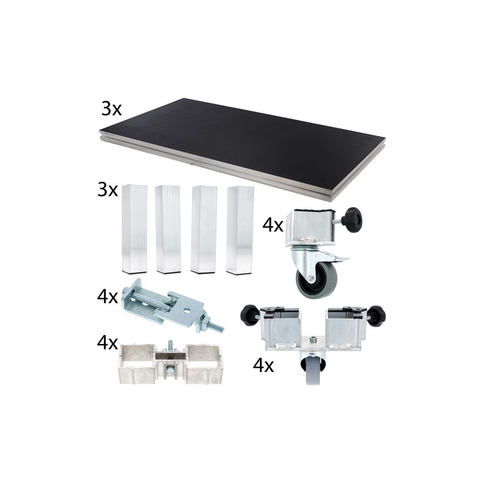 Stairville Tour Stage Drum Riser 3x2 40cm – Thomann Ireland