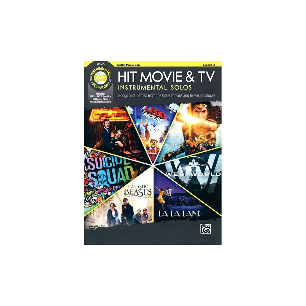 Alfred Music Publishing Hit Movie & TV Solos Mallets – Thomann Ireland