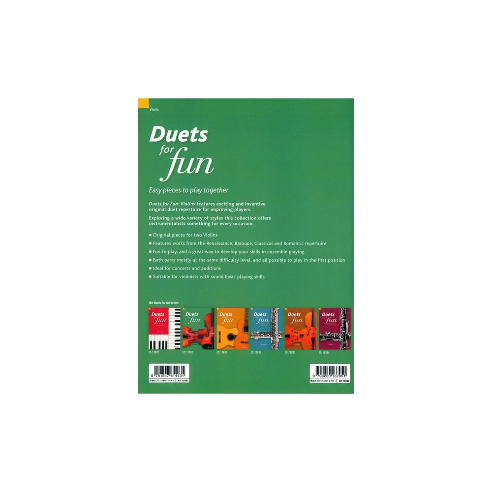 Schott Duets for Fun Violin – Thomann Ireland