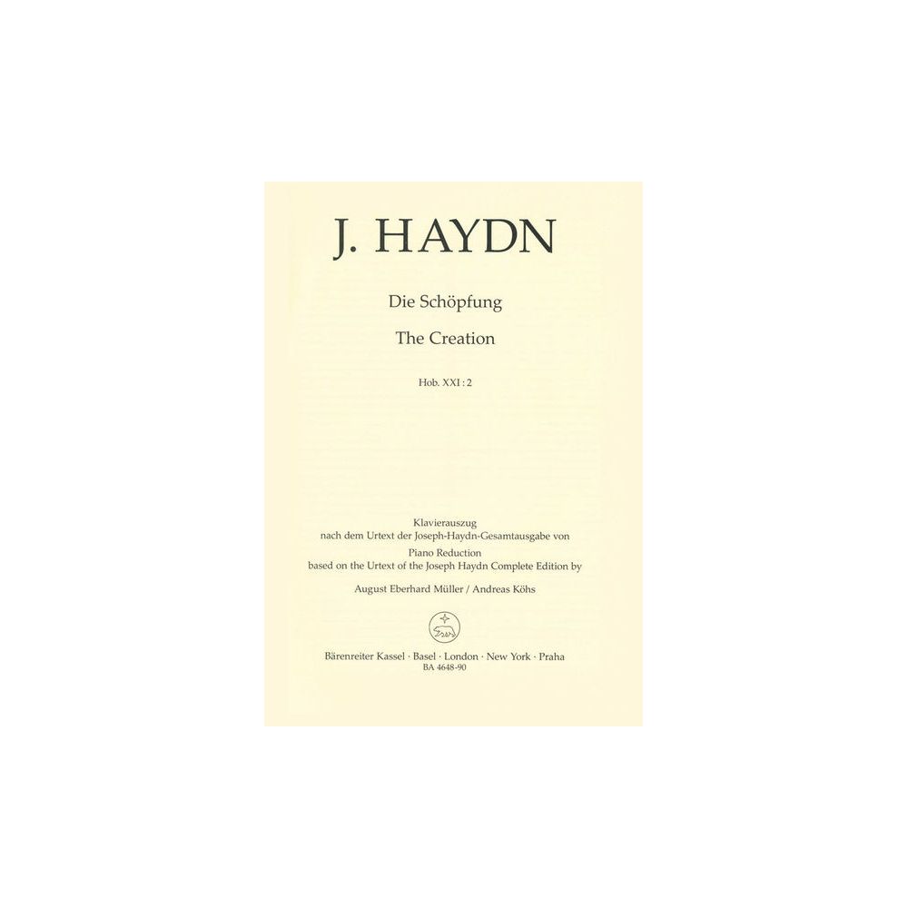 Bärenreiter Haydn Die Schöpfung – Thomann Ireland