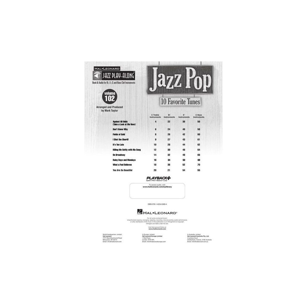 Hal Leonard Jazz Play
