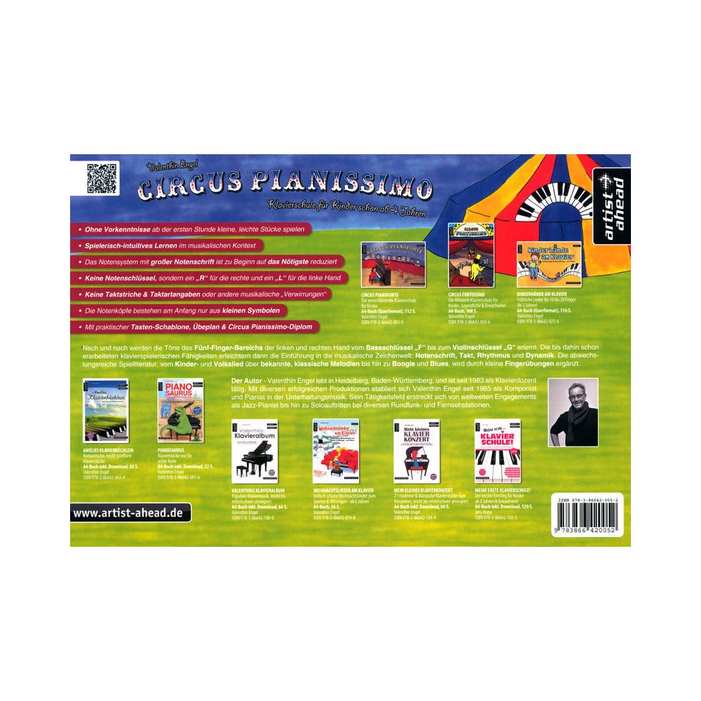 Artist Ahead Musikverlag Circus Pianissimo – Thomann Ireland