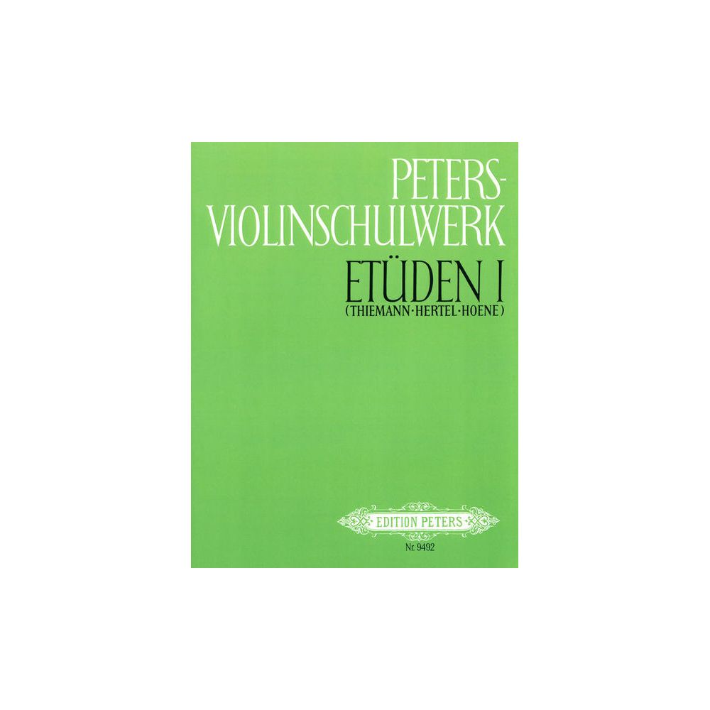 Edition Peters Violinschulwerk Etüden 1 – Thomann Ireland
