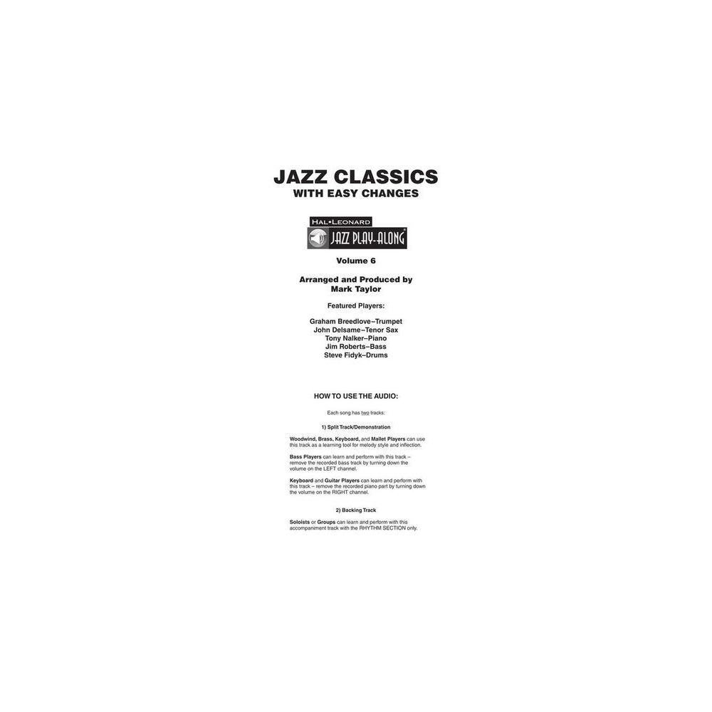 Hal Leonard Jazz Play