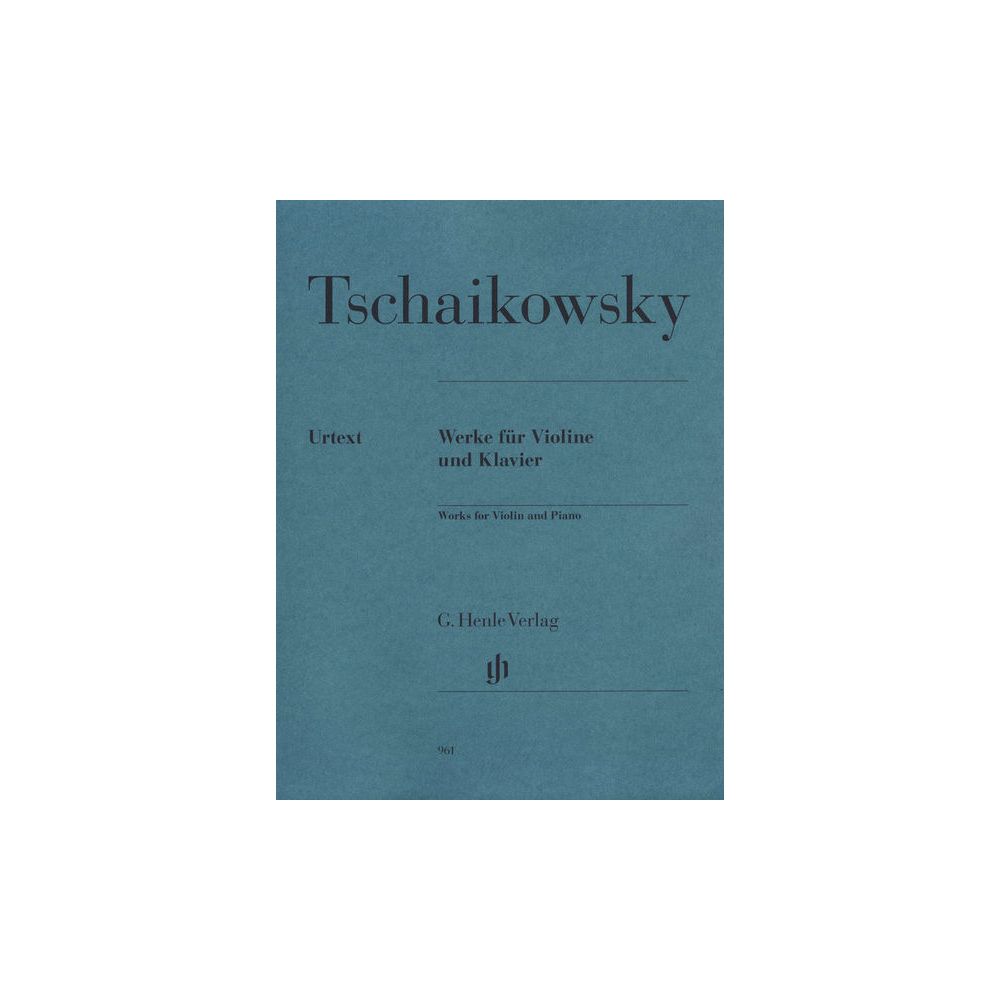 Henle Verlag Tschaikowsky Werke für Violine – Thomann Ireland