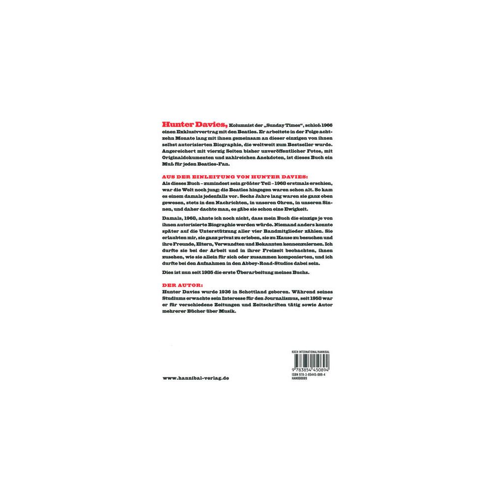 Hannibal Verlag Die Beatles Biografie – Thomann Ireland