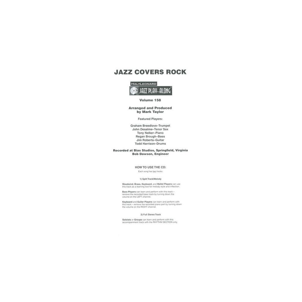 Hal Leonard Jazz Play