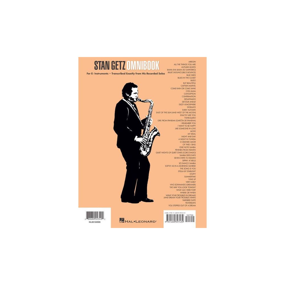 Hal Leonard Stan Getz Omnibook Eb – Thomann Ireland