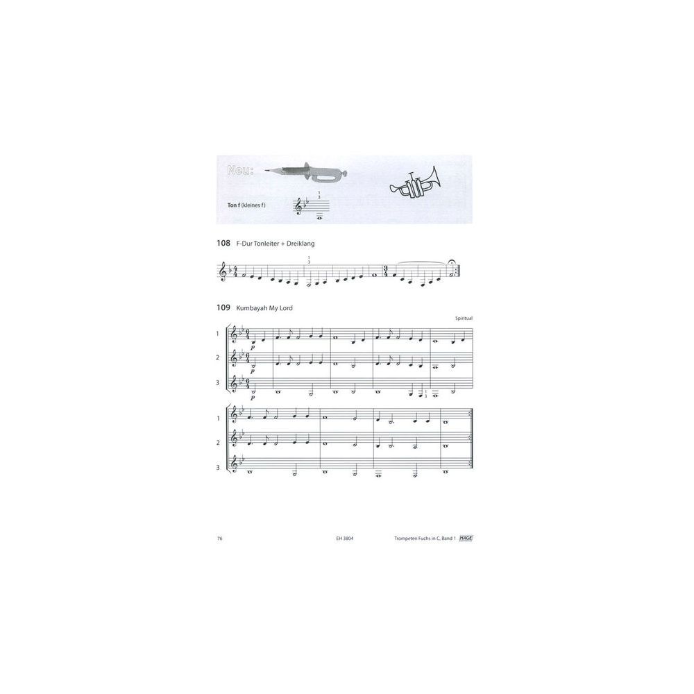 Hage Musikverlag Trompeten Fuchs C – Thomann Ireland