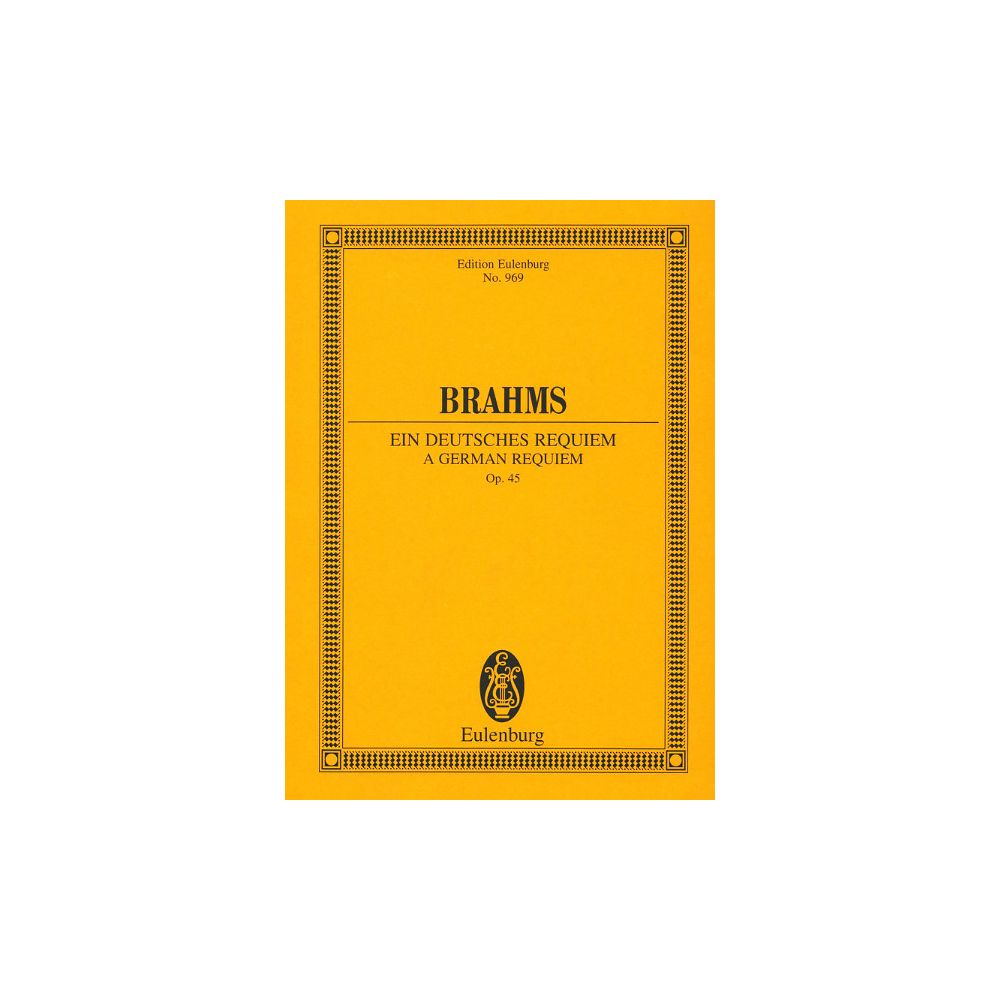 Edition Eulenburg Brahms Ein Deutsches Requiem – Thomann Ireland