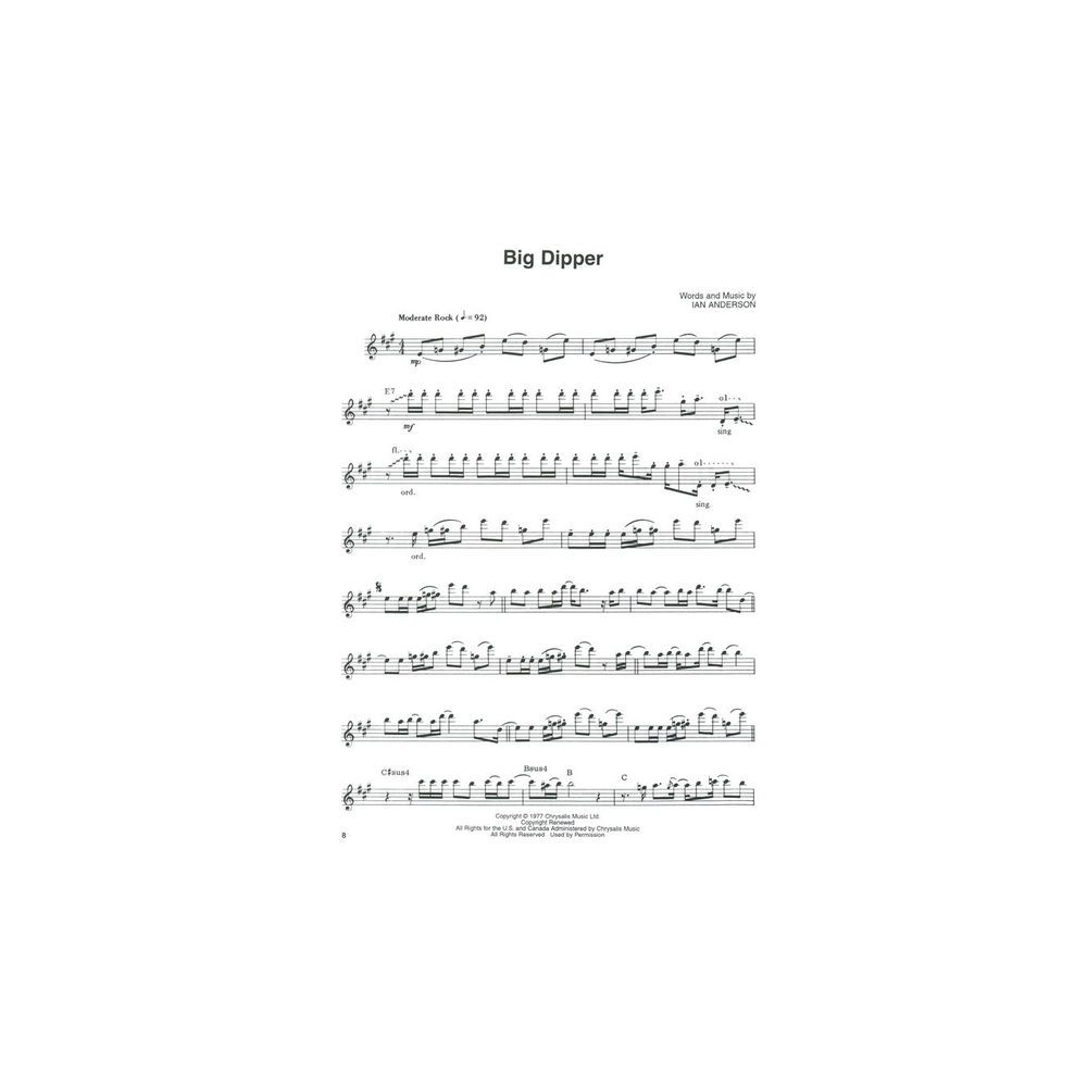 Hal Leonard Jethro Tull Flute Solos – Thomann Ireland