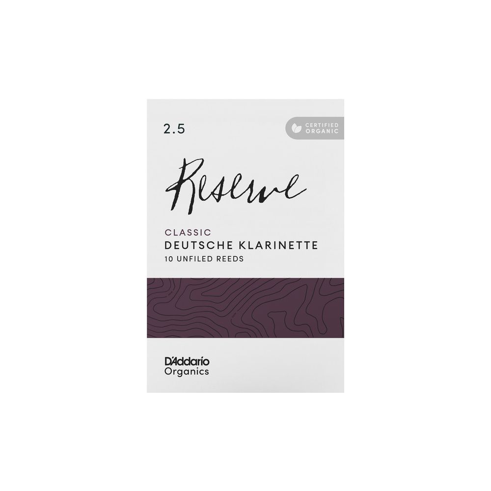 DAddario Woodwinds Organic Reserve Cl. D