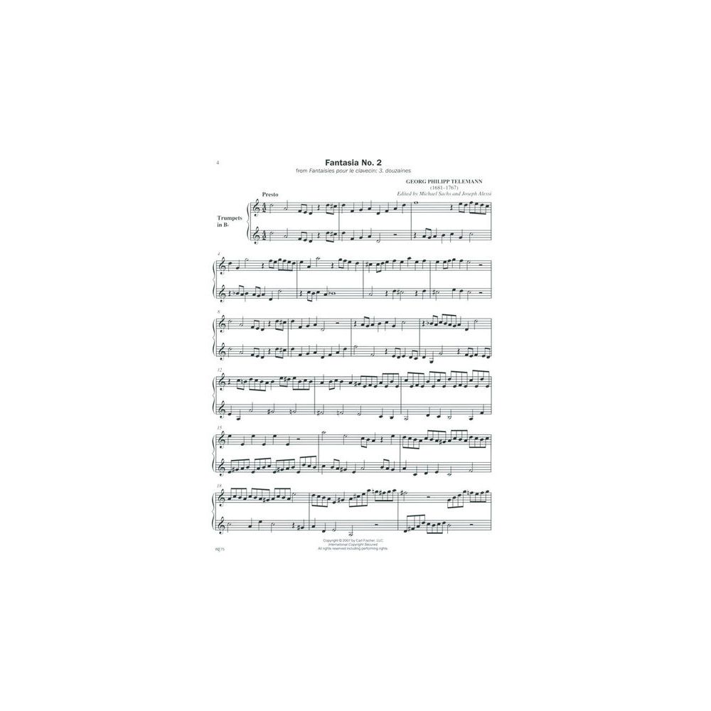 Carl Fischer 14 Duets For Trumpet – Thomann Ireland