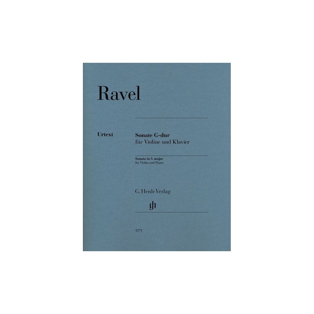 Henle Verlag Ravel Violinsonate G