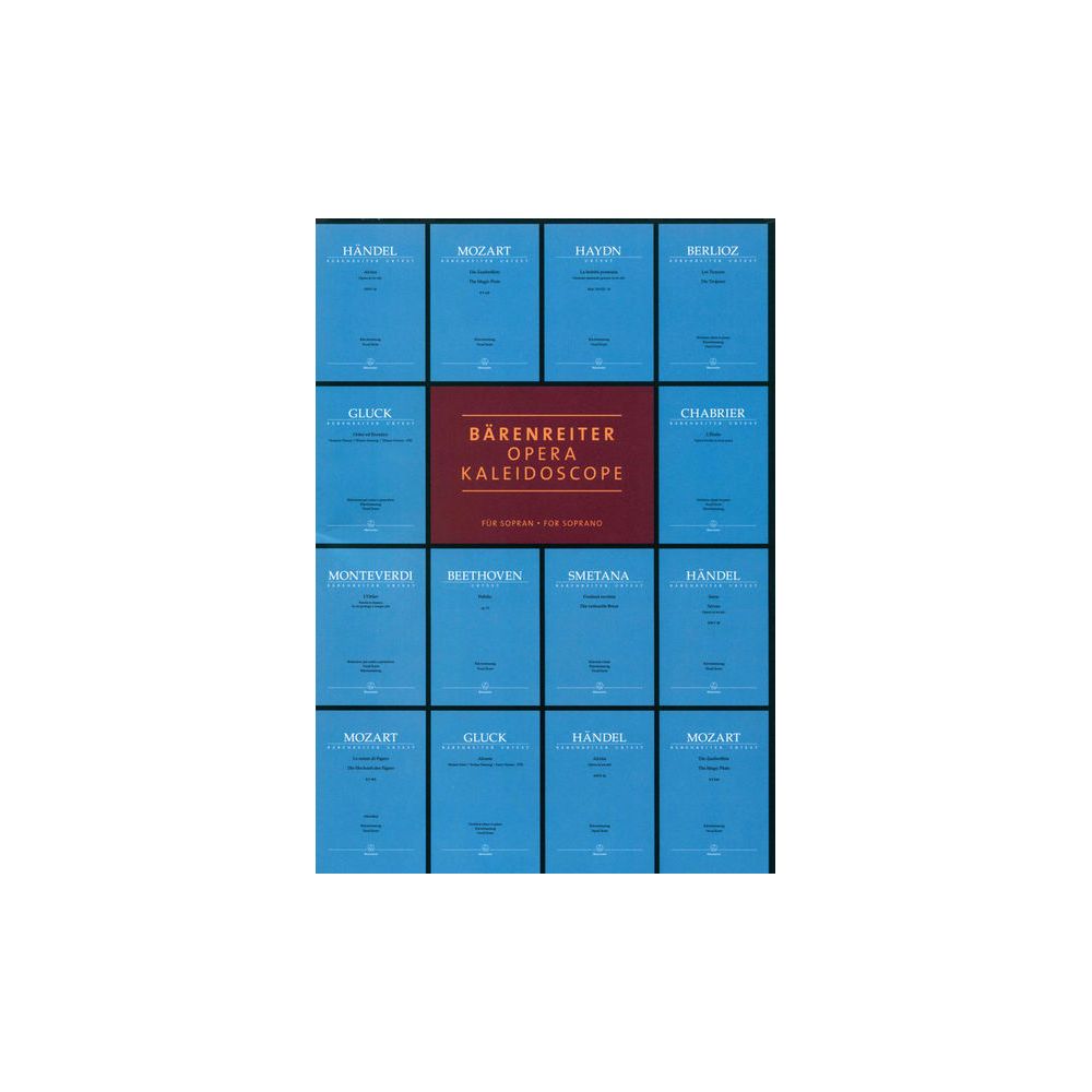 Bärenreiter Opera Kaleidoscope for Soprano – Thomann Ireland