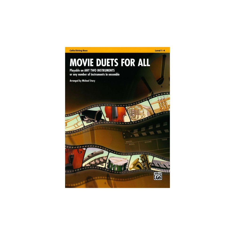 Alfred Music Publishing Movie Duets For All Cello/Bass – Thomann Ireland