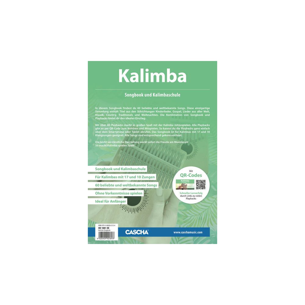Hage Musikverlag Kalimba Songbook – Thomann Ireland