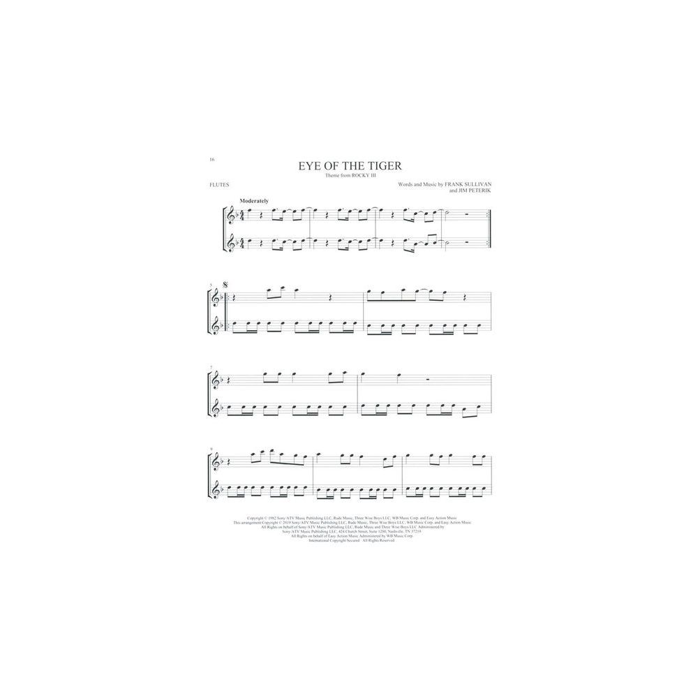 Hal Leonard Pop Classics For Two Flutes – Thomann Ireland