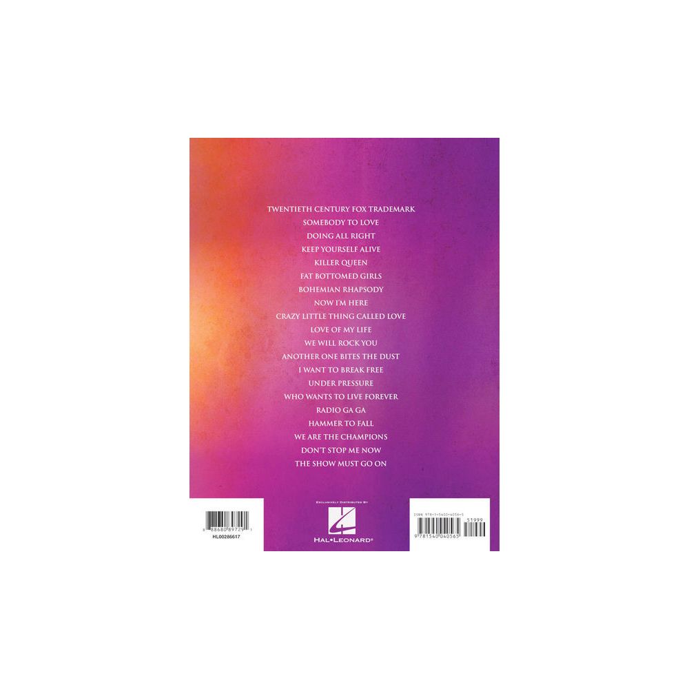 Hal Leonard Bohemian Rhapsody – Thomann Ireland