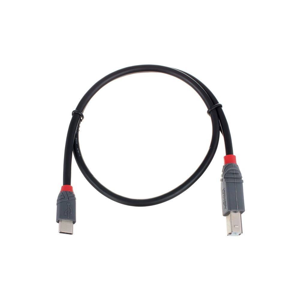 Lindy 0,5 m USB 2.0 Typ C/B Anthra – Thomann Ireland