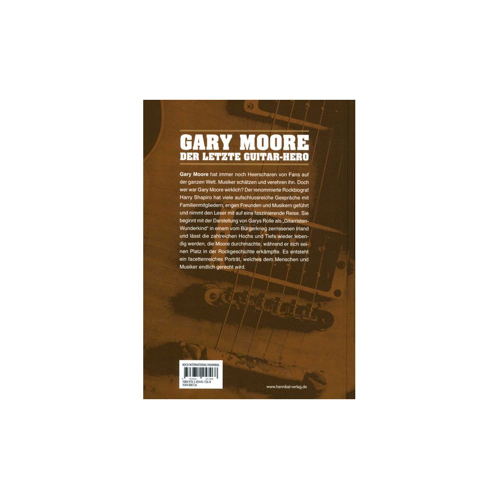 Hannibal Verlag Gary Moore Biografie – Thomann Ireland