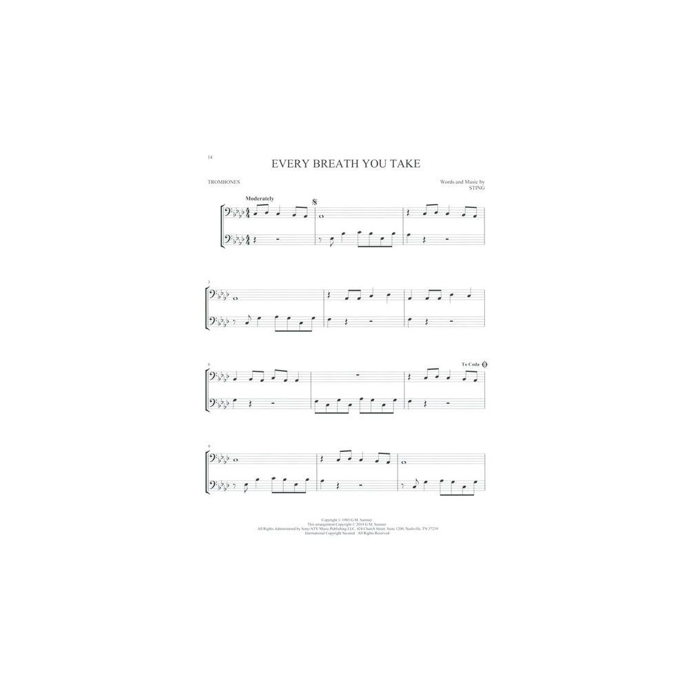 Hal Leonard Pop Classics For Two Trombones – Thomann Ireland