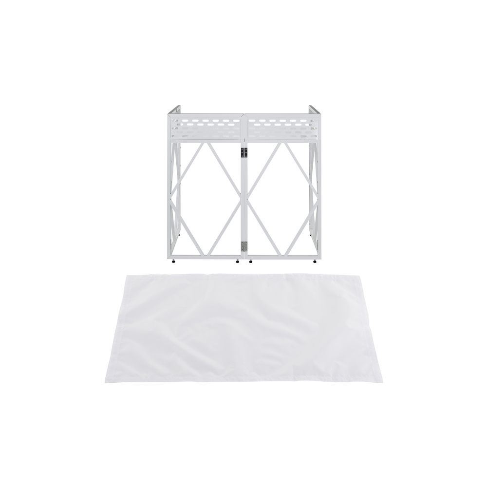 Roadworx DJ Table ALU White – Thomann Ireland