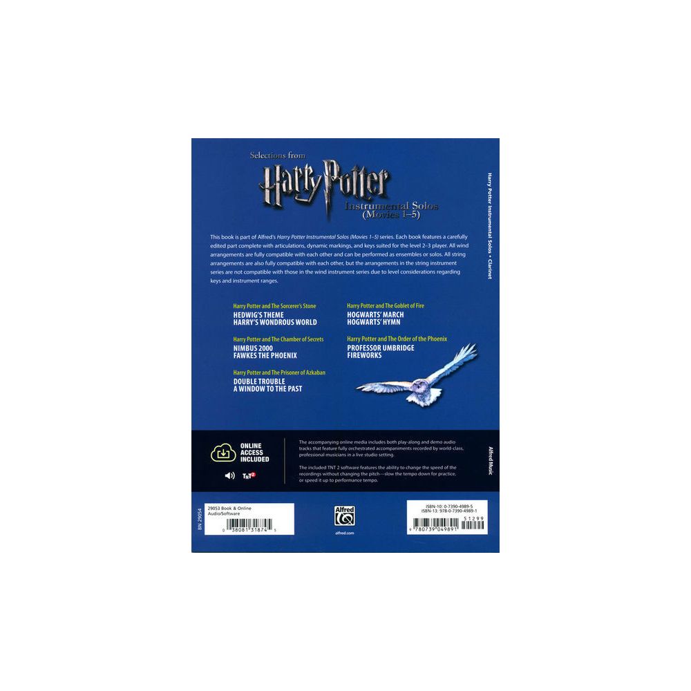 Alfred Music Publishing Harry Potter Selections Clar – Thomann Ireland