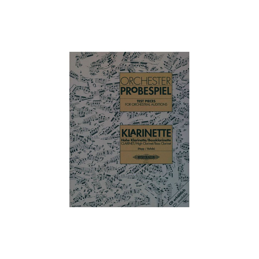 Edition Peters Orchester Probe Klarinette – Thomann Ireland