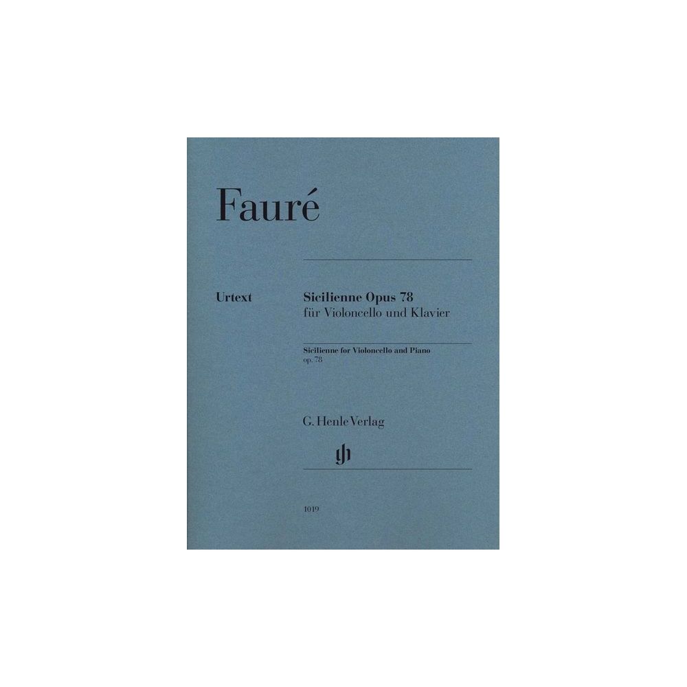 Henle Verlag Fauré Sicilienne Opus 78 Cello – Thomann Ireland