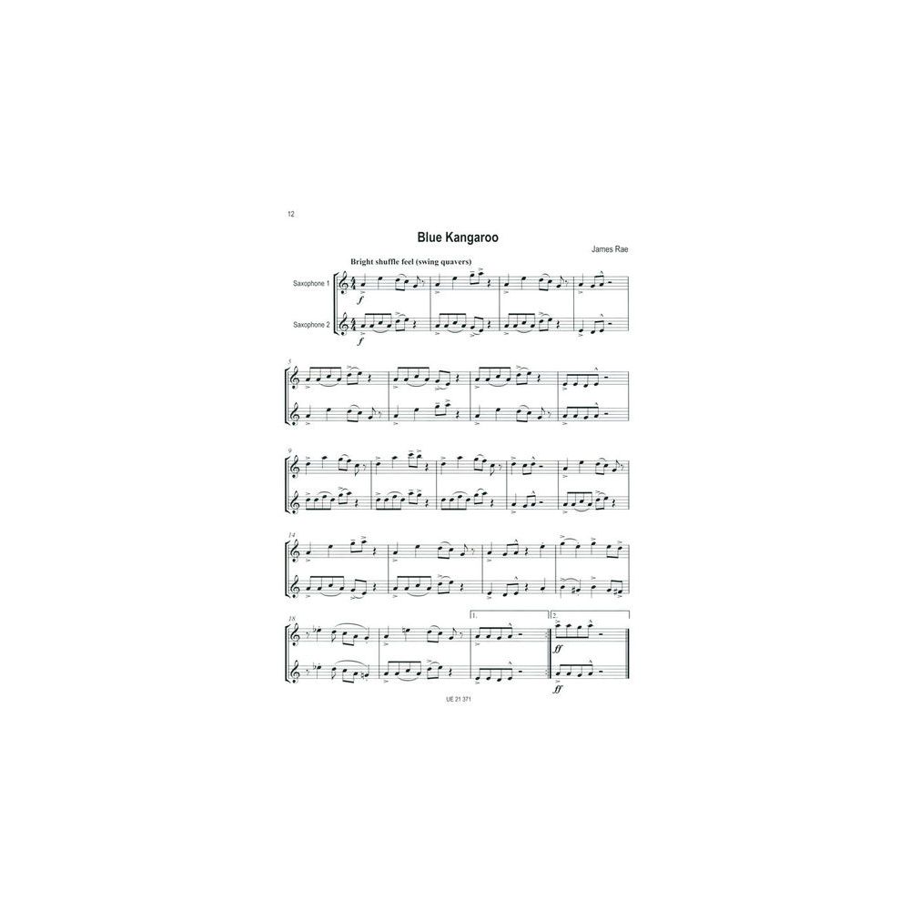 Universal Edition Easy Blue Saxophone Duets – Thomann Ireland