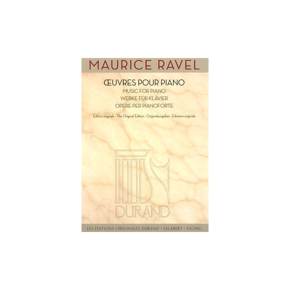 Editions Durand Ravel Œuvres Pour Piano – Thomann Ireland