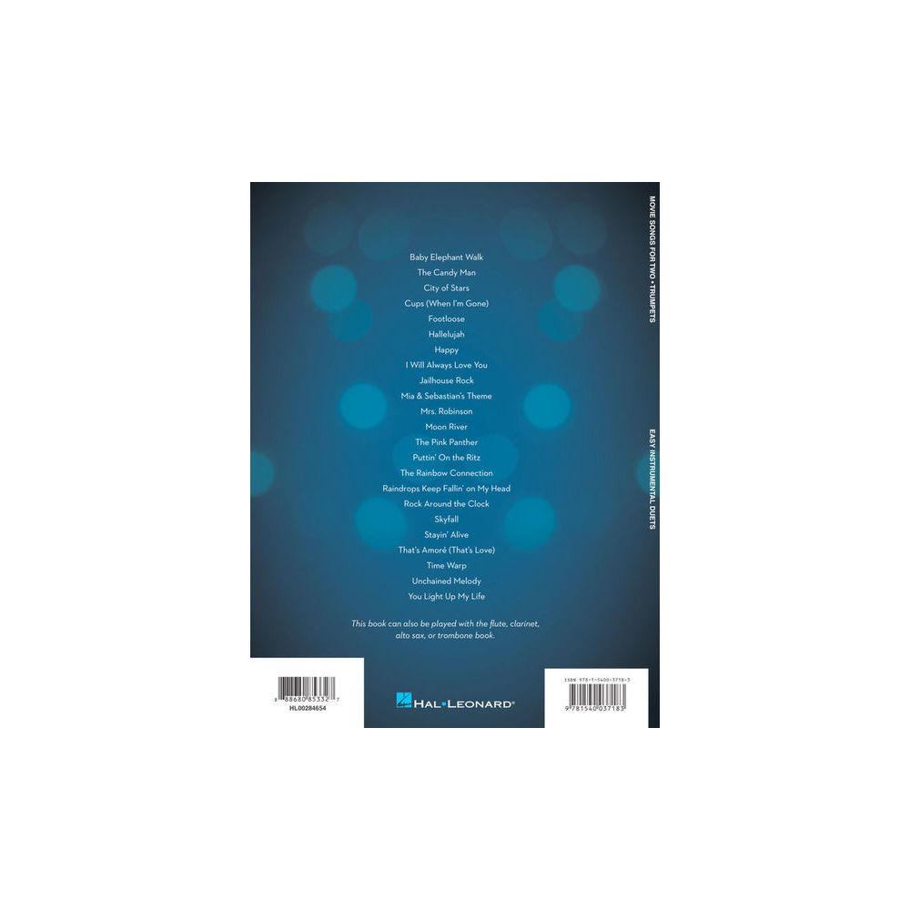Hal Leonard Movie Songs For Two Trumpets – Thomann Ireland
