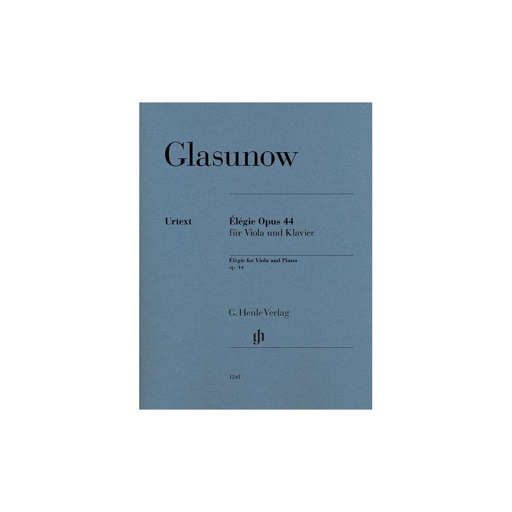 Henle Verlag Glasunow Elegie op.44 Viola – Thomann Ireland