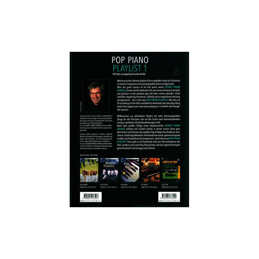 Schott Pop Piano Playlist 1 – Thomann Ireland