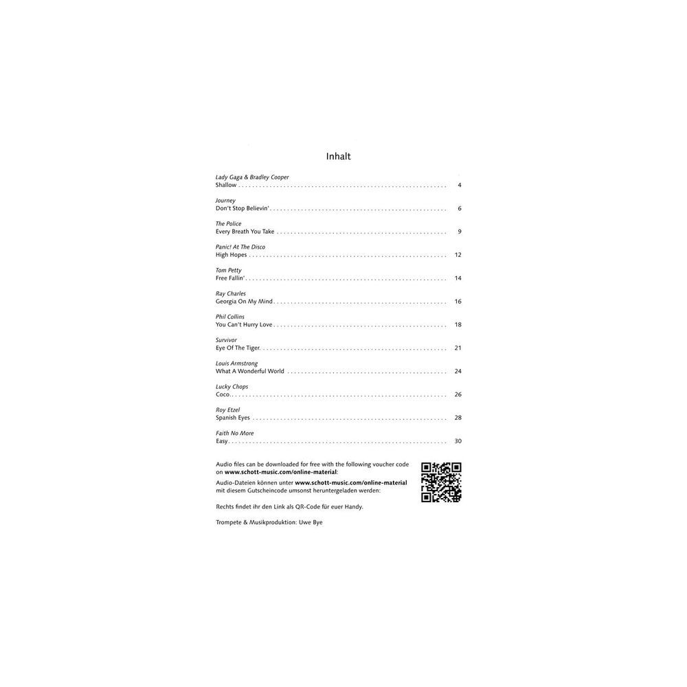 Schott Pop For Trumpet 3 – Thomann Ireland