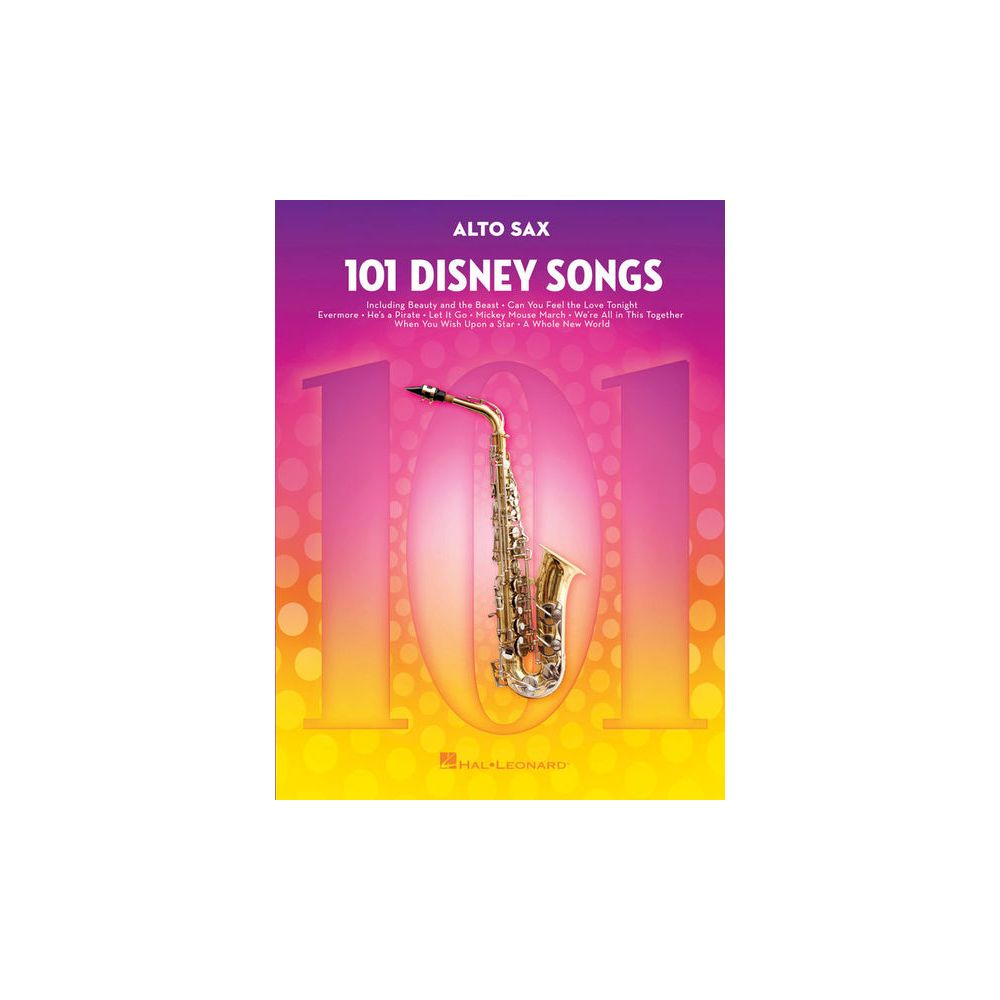 Hal Leonard 101 Disney Songs Alto Sax – Thomann Ireland
