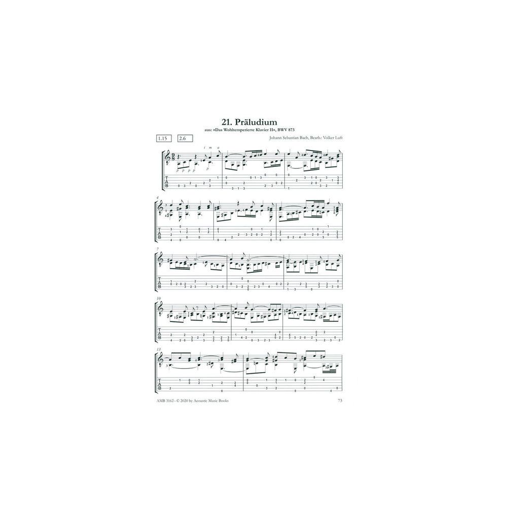 Acoustic Music Books 22 Masterworks J.S.Bach – Thomann Ireland