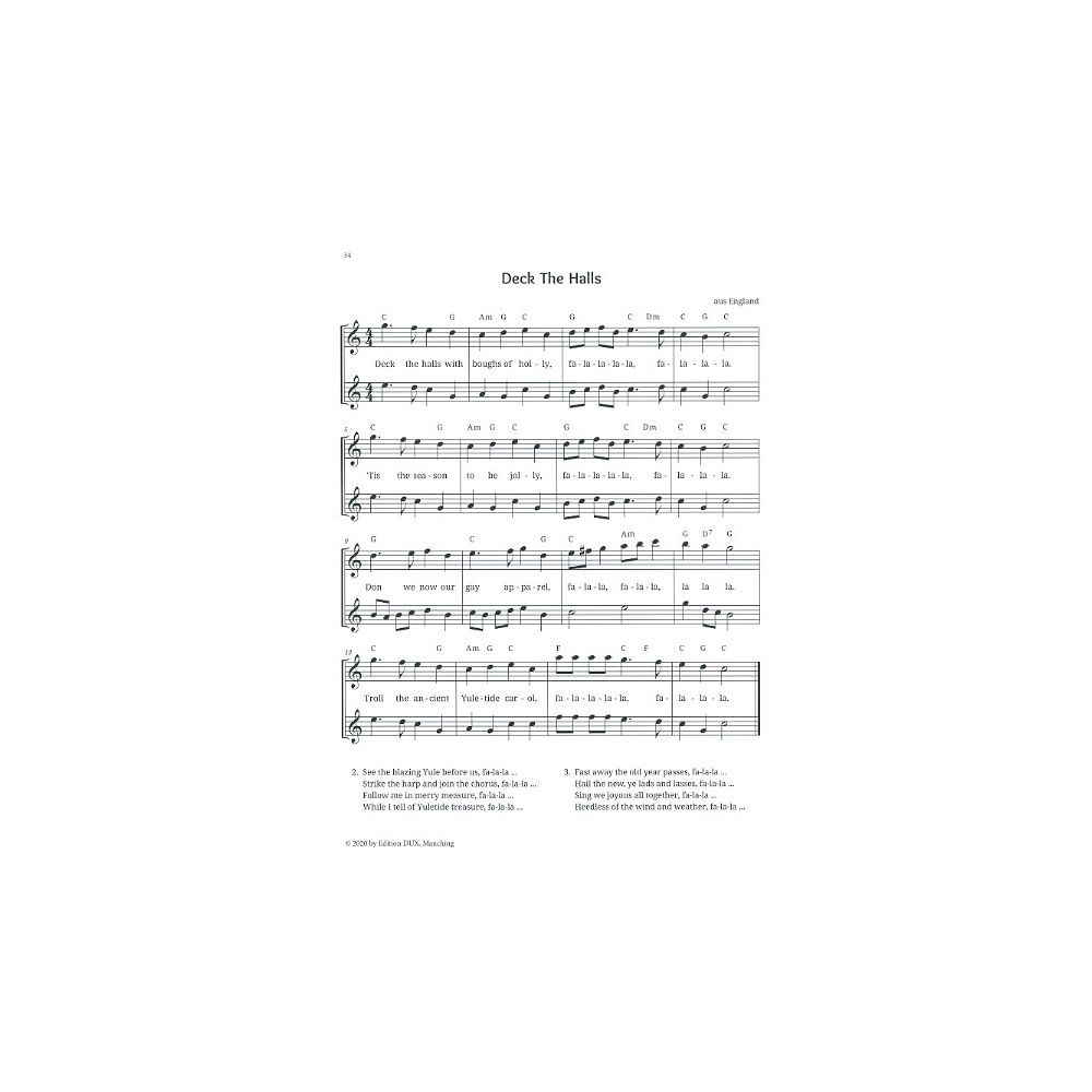 Edition Dux Alle Jahre wieder Flute – Thomann Ireland