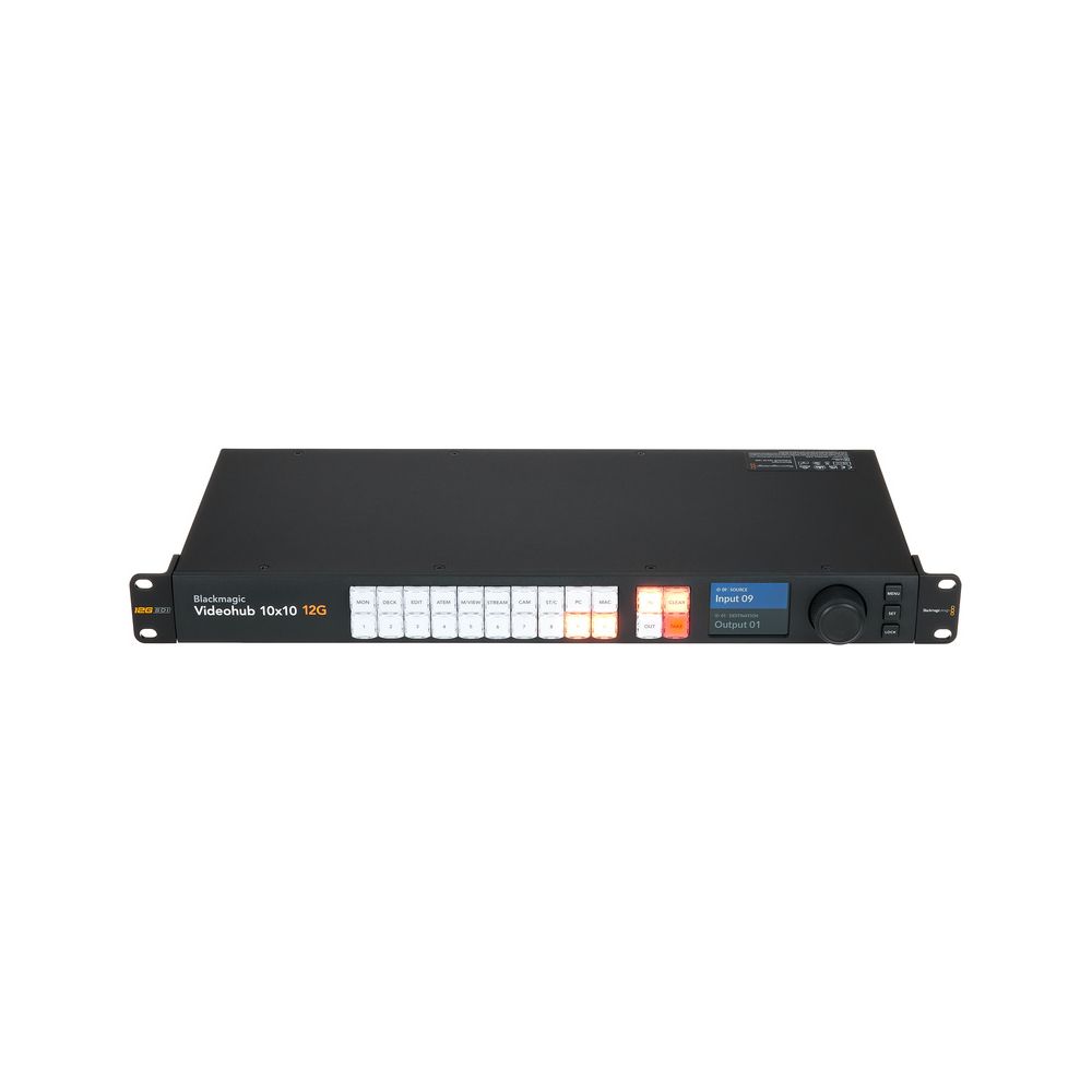Blackmagic Design Videohub 10x10 12G – Thomann Ireland