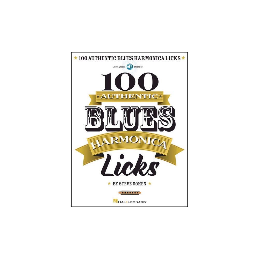 Hal Leonard 100 Authentic Blues Harmonica – Thomann Ireland