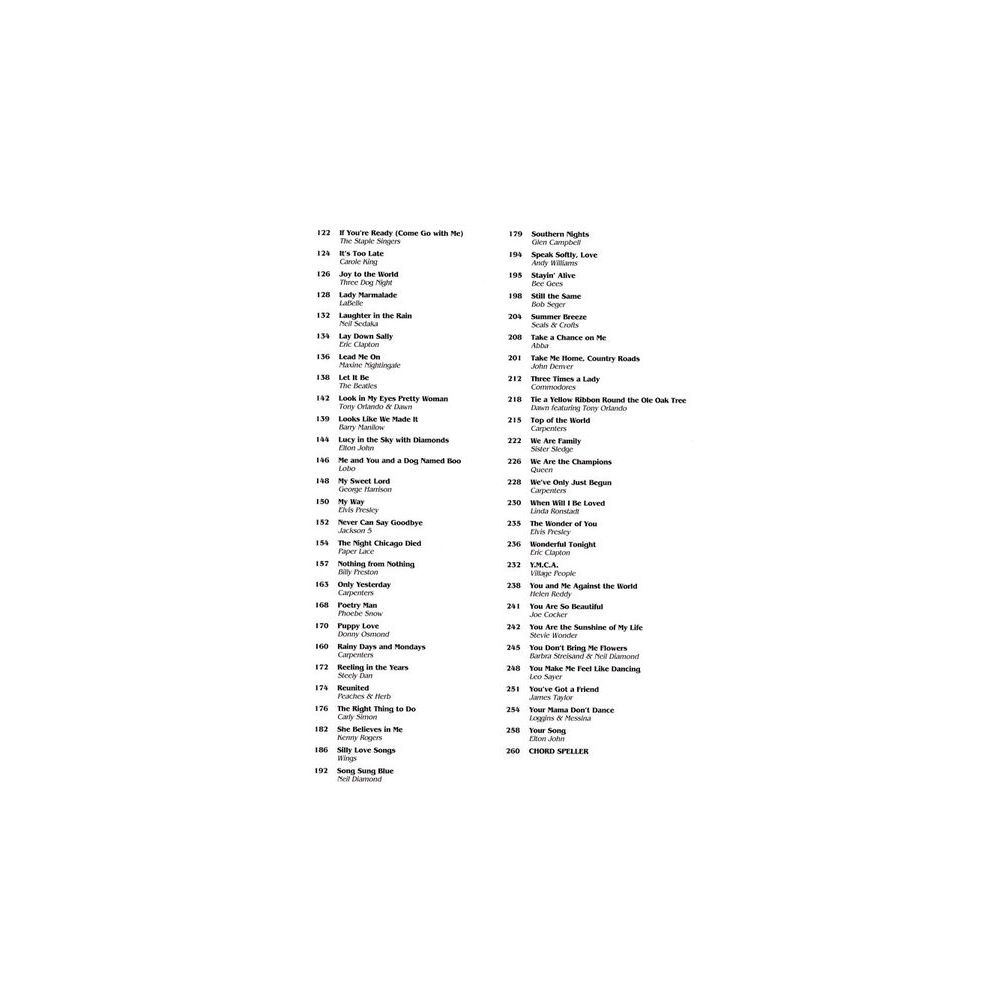 Hal Leonard The Easy Seventies Fake Book – Thomann Ireland