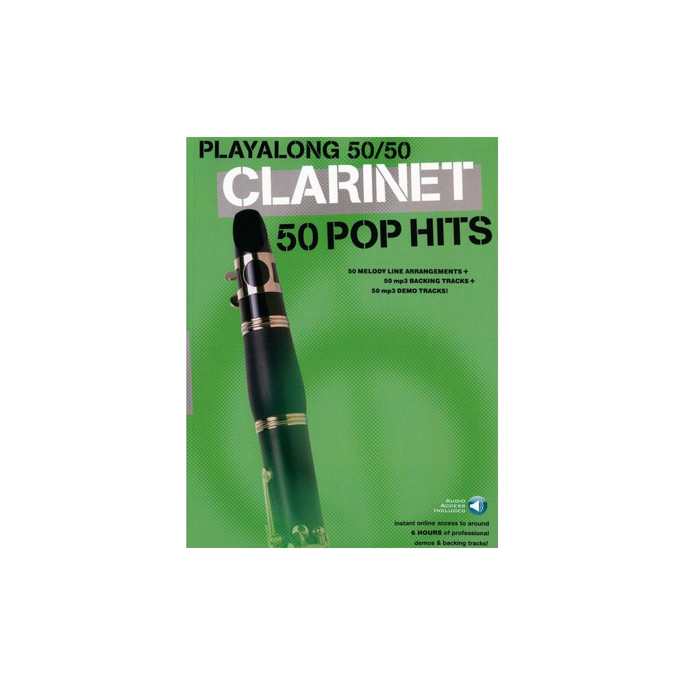 Wise Publications Playalong 50/50 Clarinet – Thomann Ireland